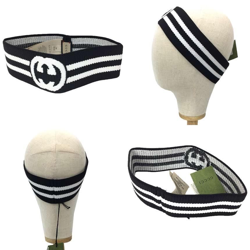 GUCCI インターロッキングG ヘアバンド Mサイズ aq11850