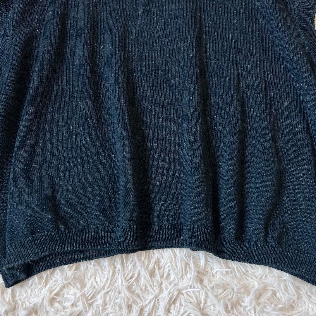 45R ギマ ニットソー の M ポロ（ インディゴ ）