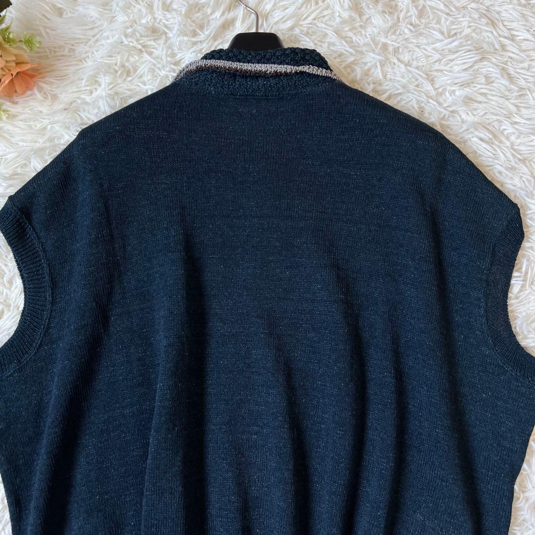 45R ギマ ニットソー の M ポロ（ インディゴ ）
