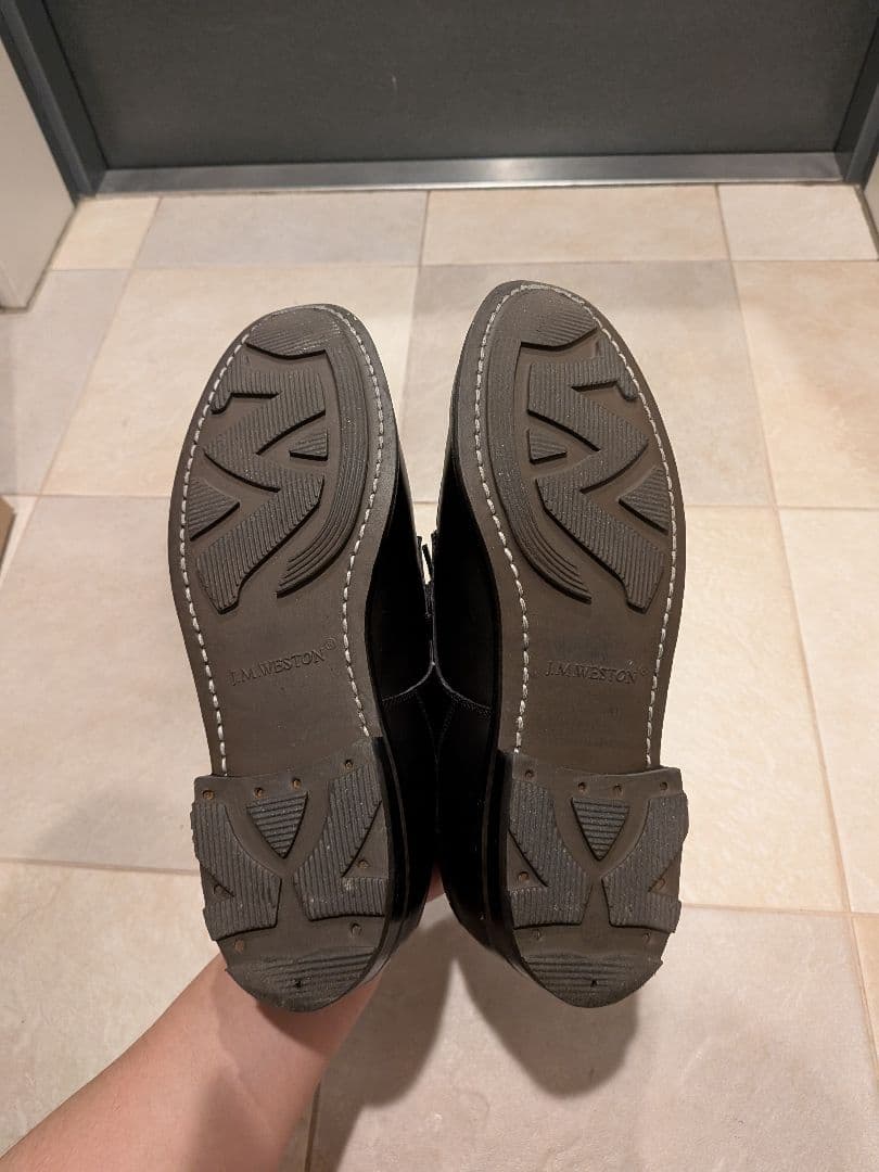 【美品】J.M.WESTON JMウエストン　ゴルフ 7D ブラック 黒色