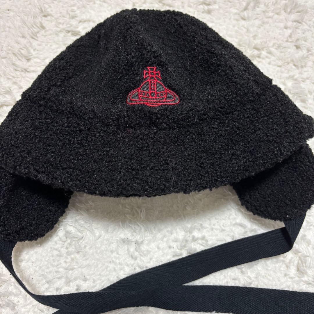 ヴィヴィアンウエストウッド Vivienne Westwood 帽子 ボア