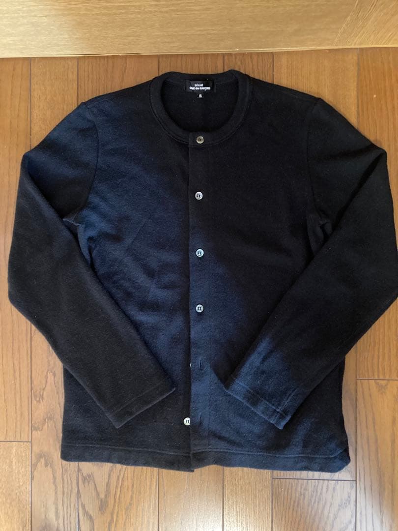 Comme des Garçons ブラックカーディガン S
