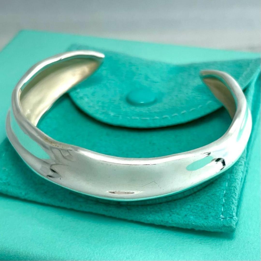 オールドティファニー リーフ カフ バングル ブレスレット MP1fe