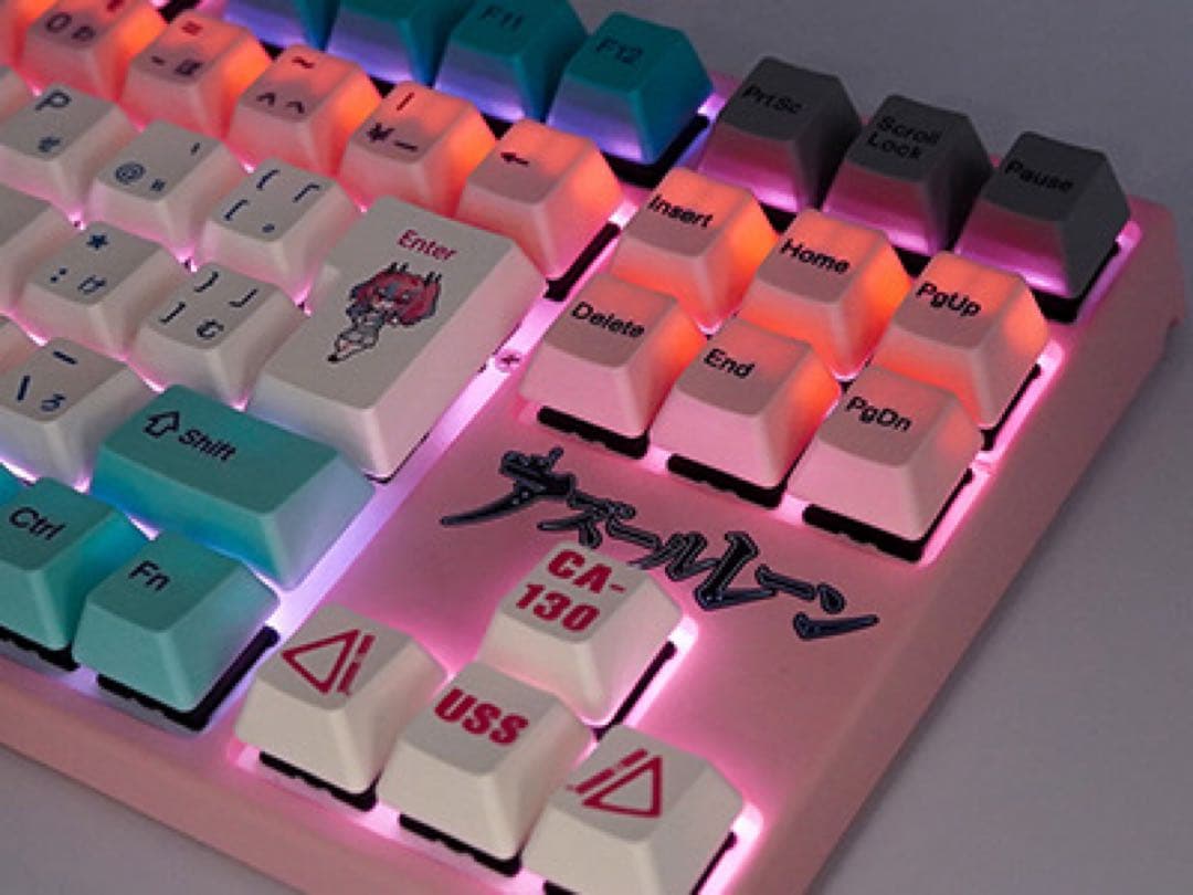 アズレン×ふもコレ ブレマートンモデル キーボード グリーン軸VARMILO