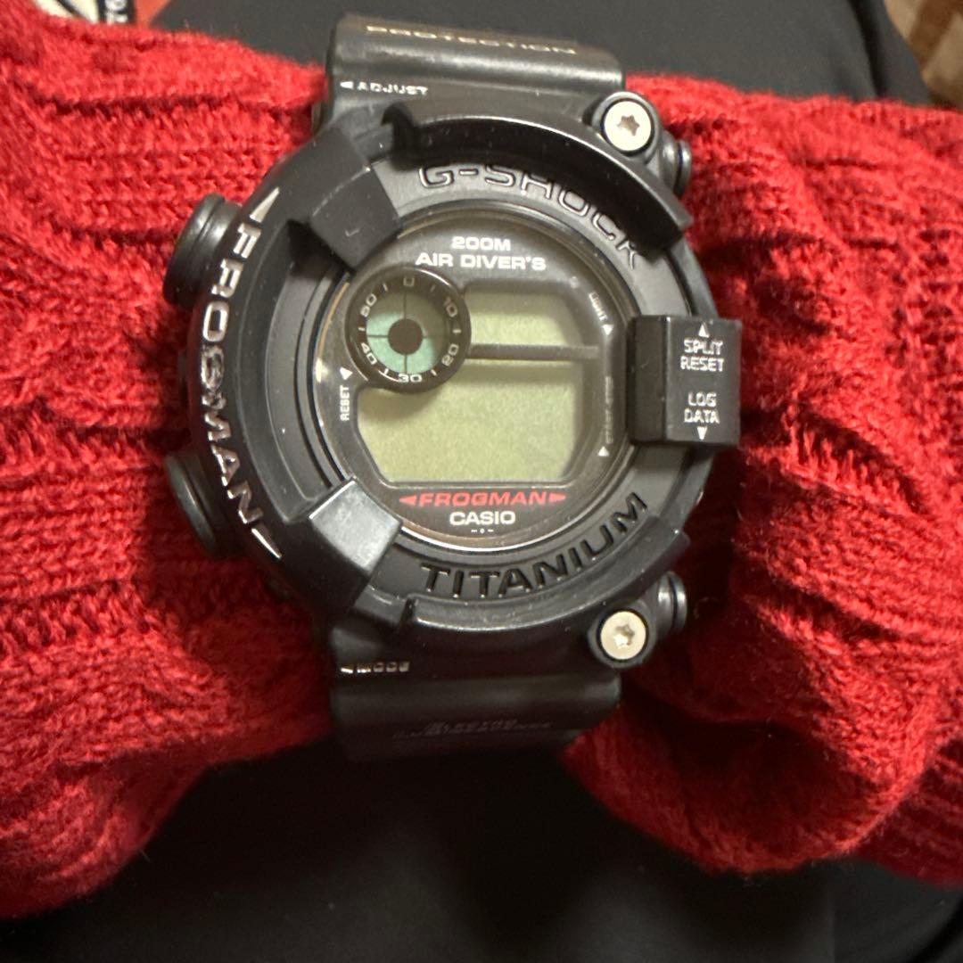 G-SHOCK FROGMAN 8200Z-1T 電池切れ