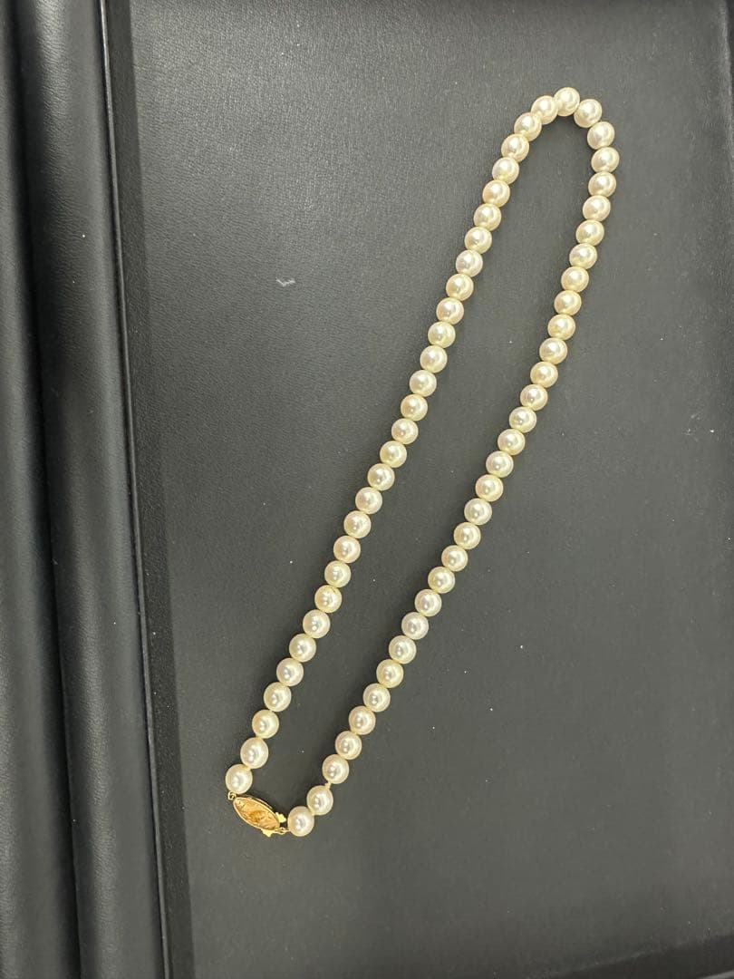 パールネックレス　留め具k18ジャンク
