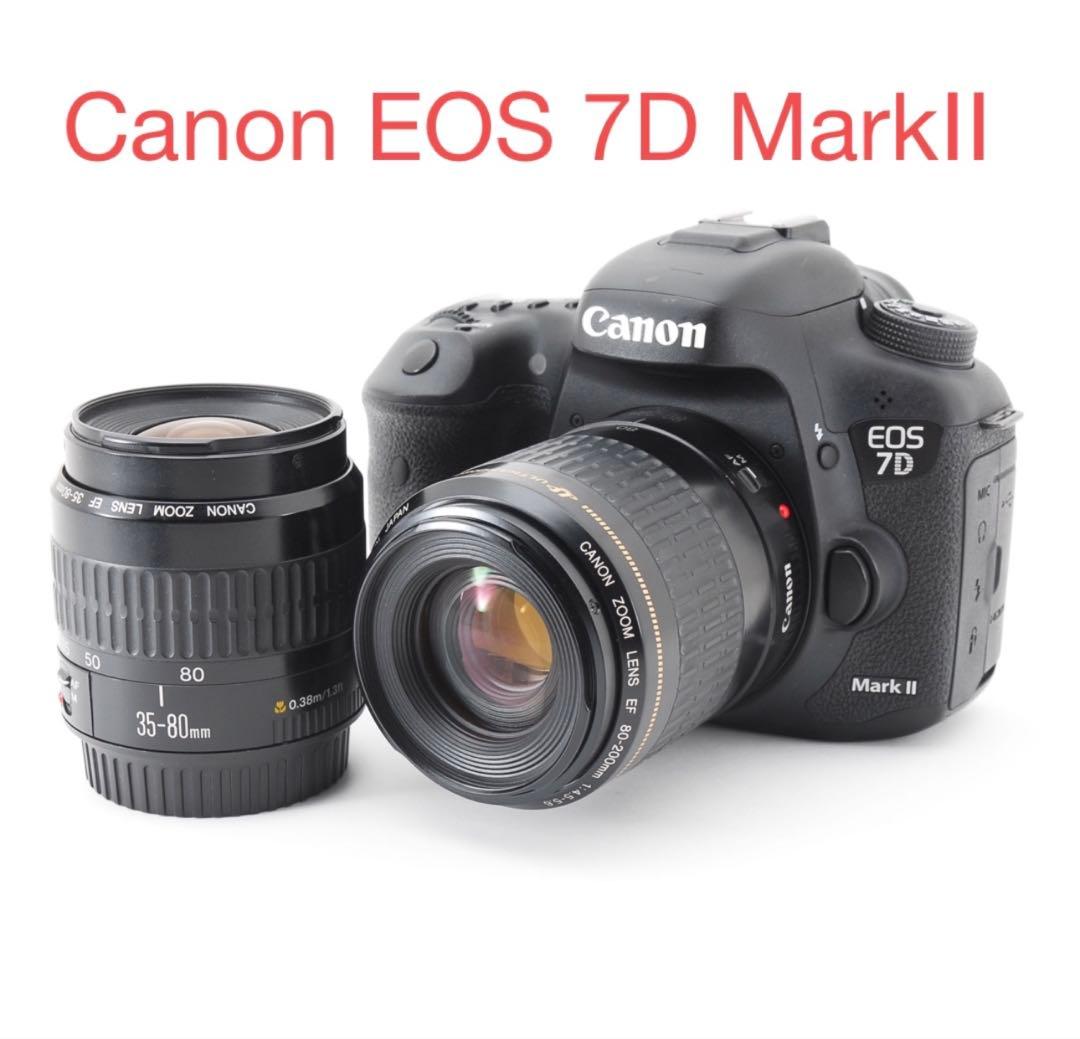 Canon EOS 7D Mark II 標準&望遠ダブルレンズセット