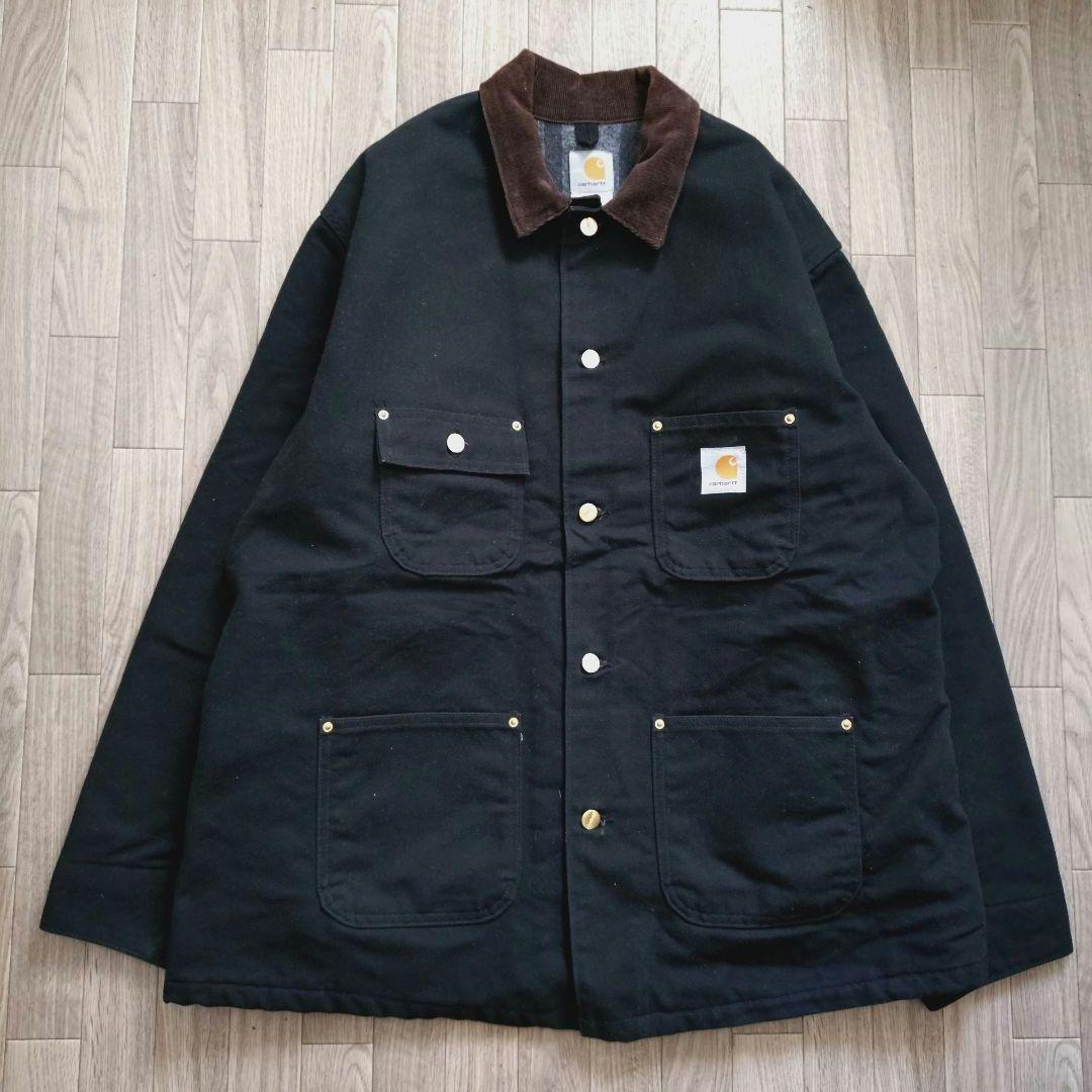 美品 Carhartt チョアコート ブラック USA製 2XL相当