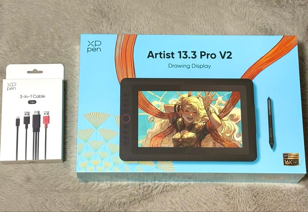 【完全未開封】XP-Pen Artist 13.3 Pro V2 ケーブル付き