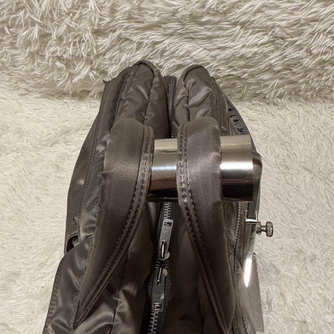 【美品】ポーター PORTER タンカー ボストンバッグ グレー 旅行