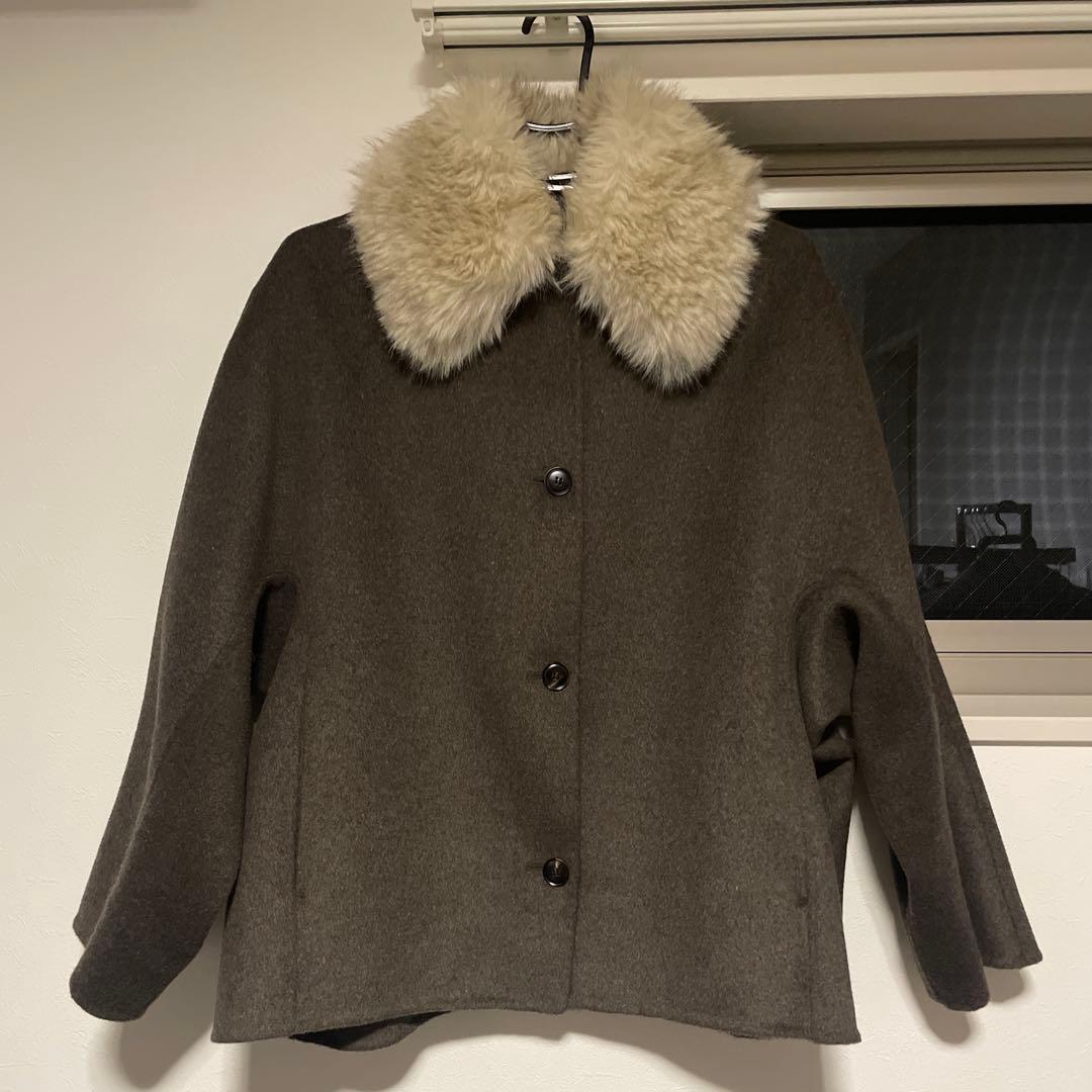 ZARA ファー襟コート