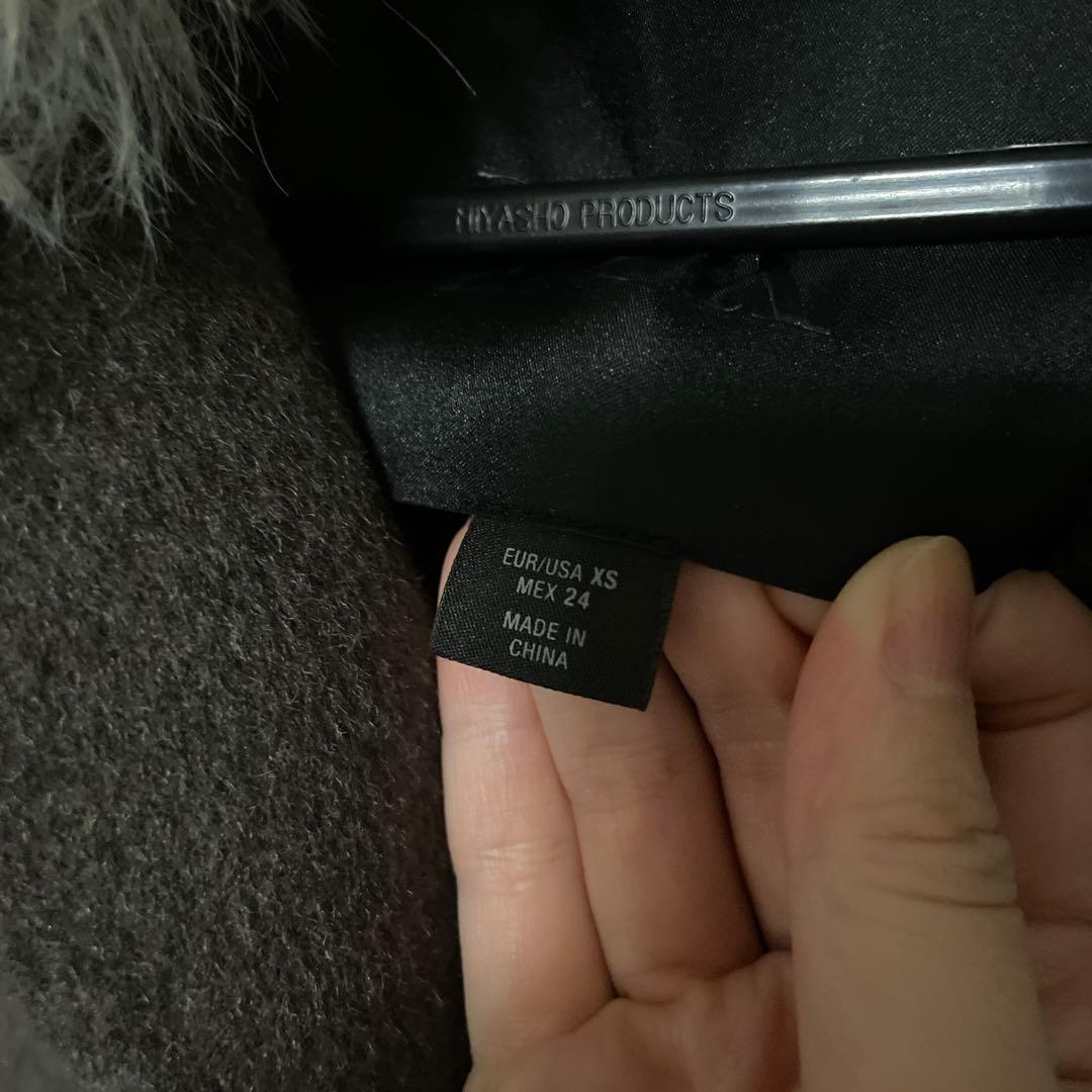 ZARA ファー襟コート