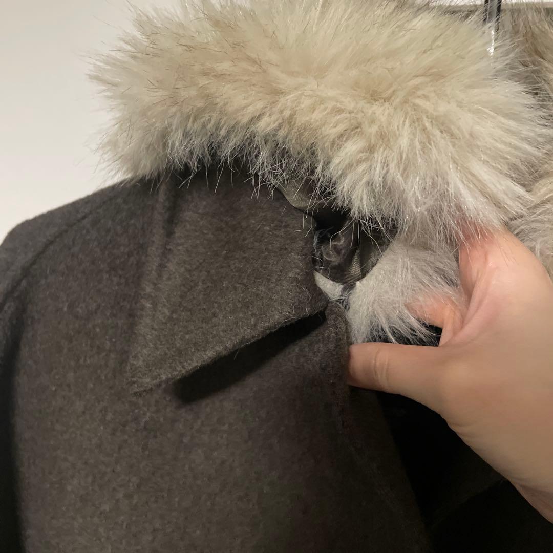 ZARA ファー襟コート