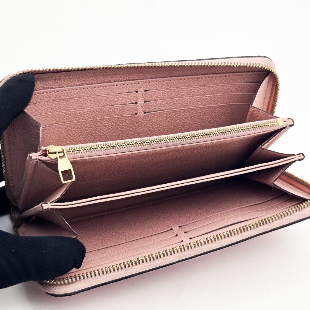 ルイヴィトン 長財布 アンプラント ジッピーウォレット 新型 ピンク A675