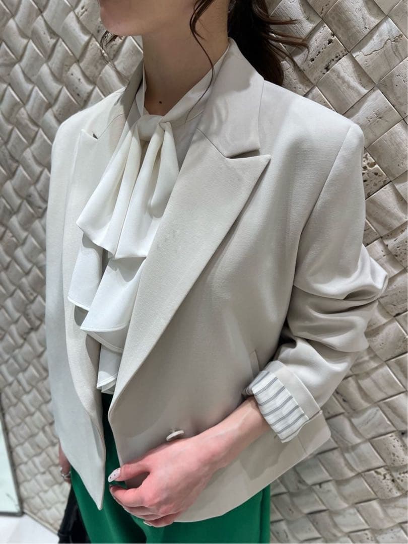 アルアバイル　ルルウィルビー ギャバショートジャケット