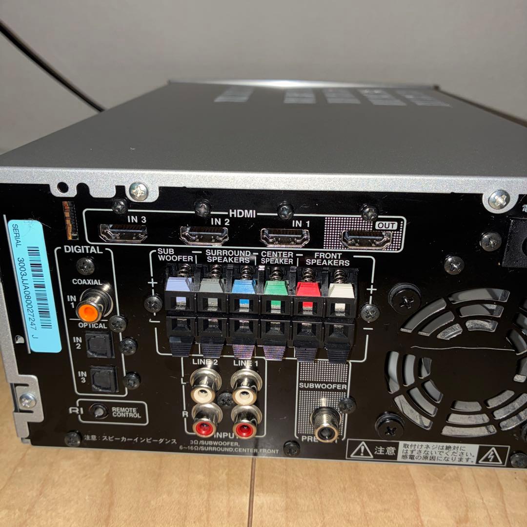 【美品】ONKYO SA-205HDX AVセンター AVアンプリモコン付属