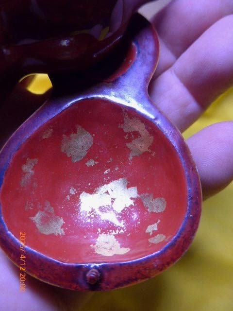 貴重　輪島塗りの名品　八右衛門彦助の見事な「福瓢研出」 香合