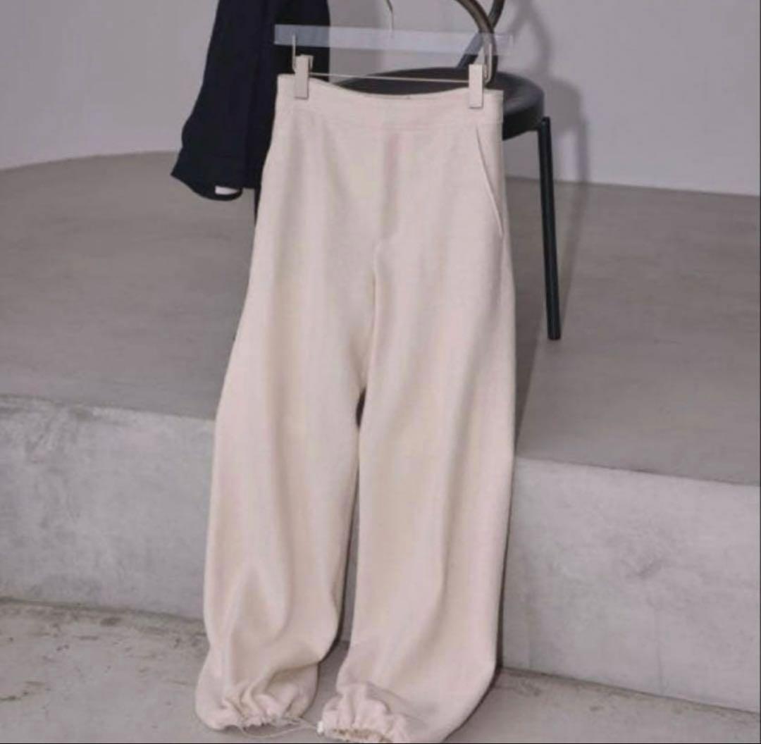 トゥデイフル Drawstring Wool Pants38