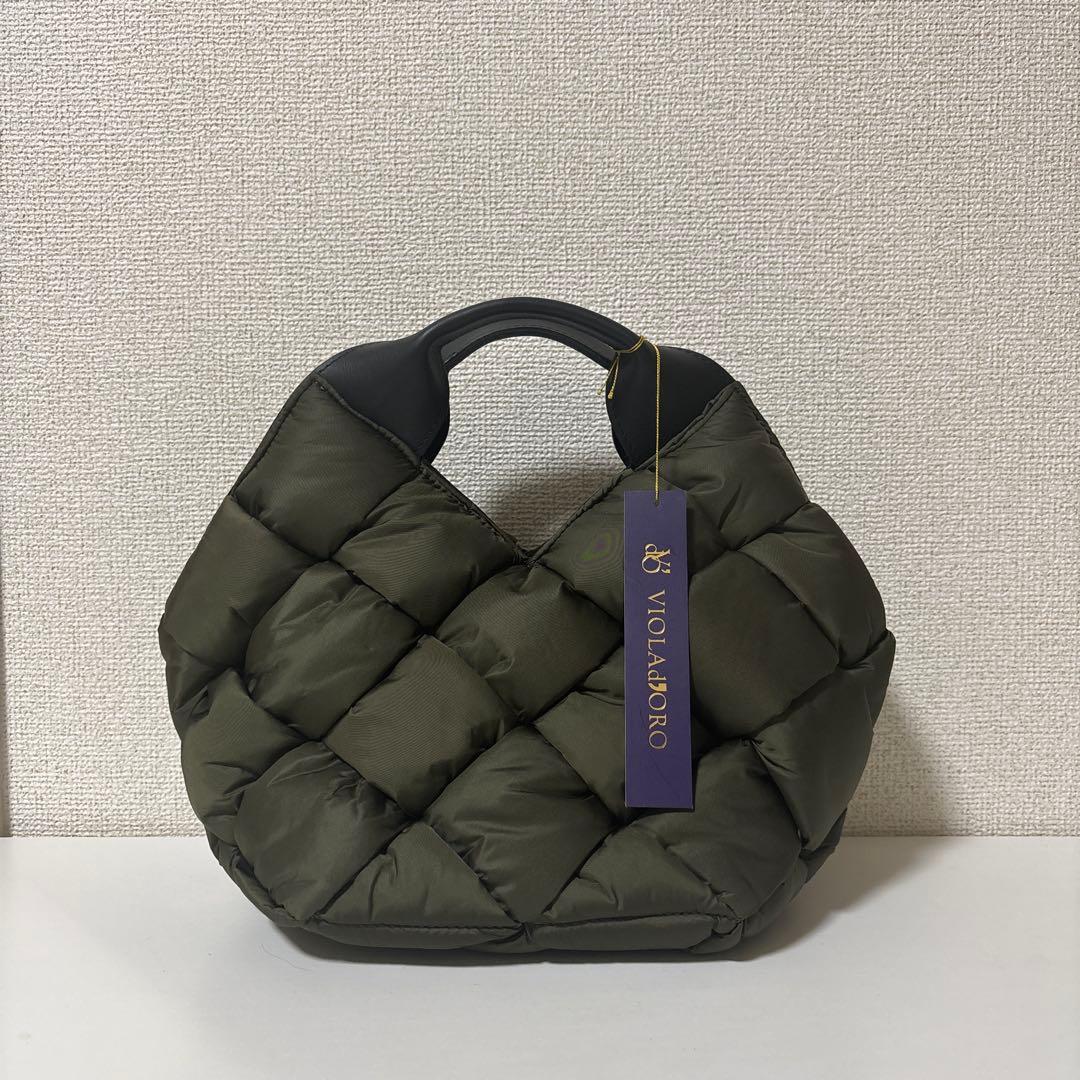 VIOLAd'ORO(ヴィオラドーロ) キルティング トートバッグ