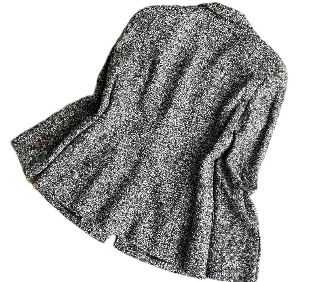 美品 Brioni ブリオーニ アルパカ アンゴラ ツイードジャケット 伊製