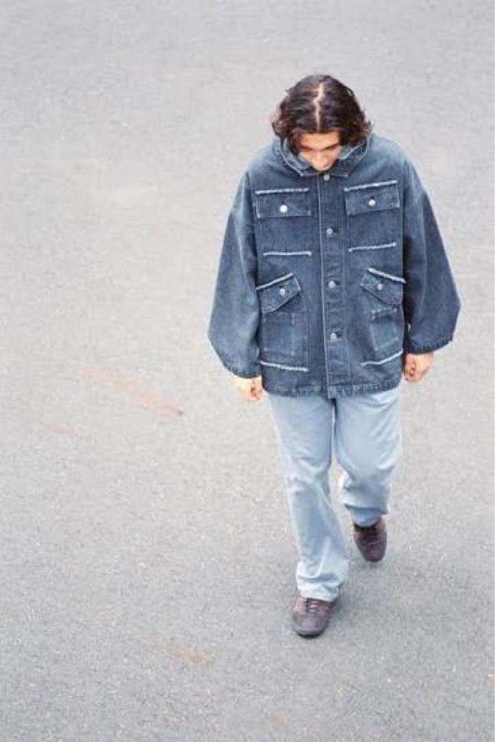 定価6.6万】ISSUETHINGS type45 グレーデニム 2WAYコート