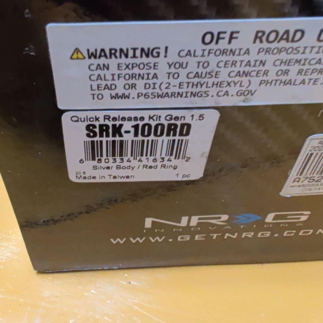 NRG SRK-100RD クイックリリース　チン音無し