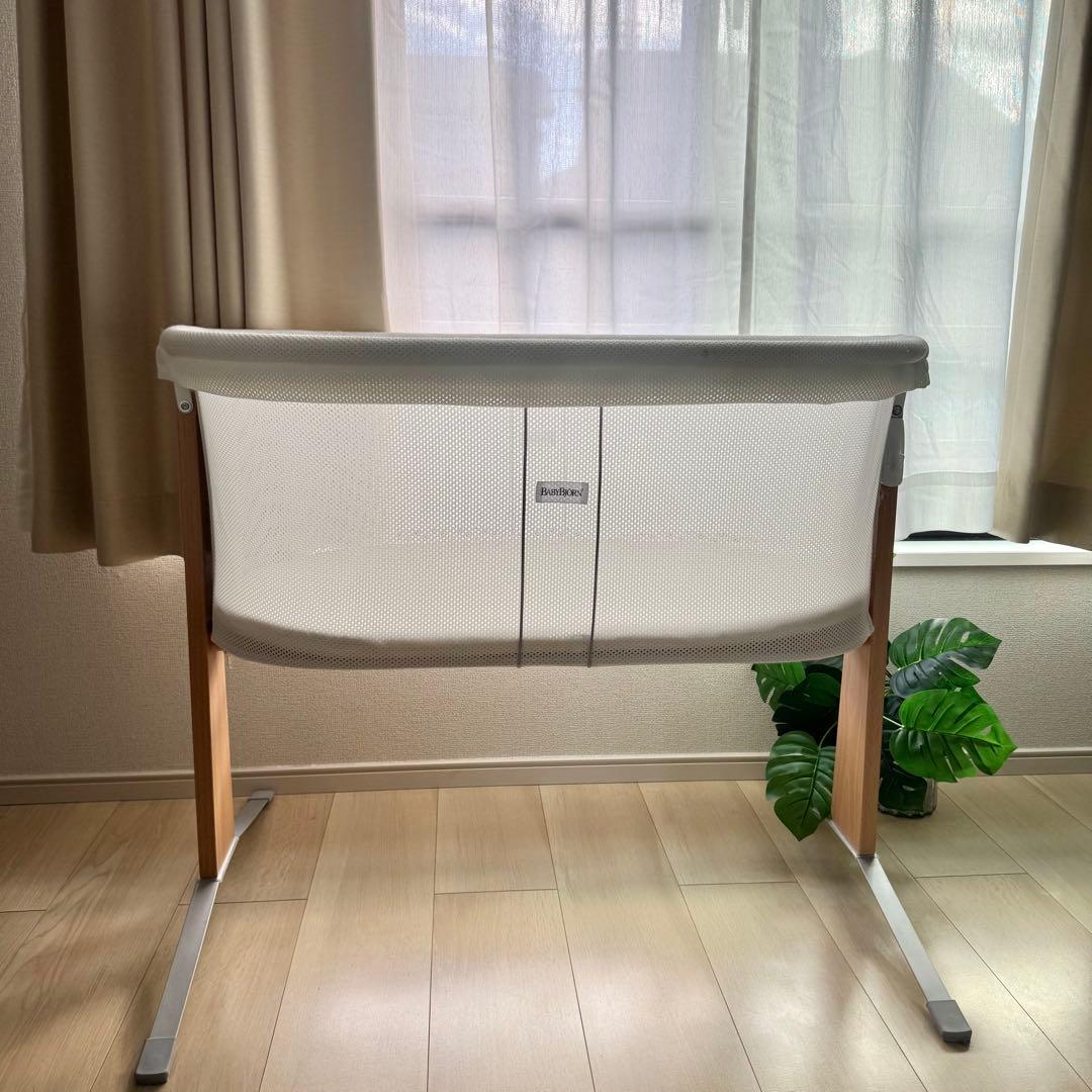 （美品）ベビービョルン クレードルハーモニー　ベビーベッド