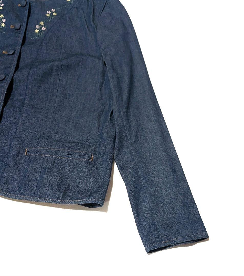 MademoiselleNONNON 花刺繍モンサンミッシェルジャケット