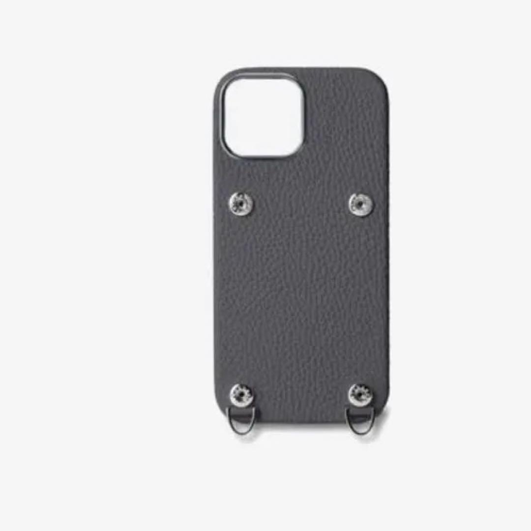 ボナベンチュラ　スナップボタン付き バックカバーケース iPhone15pro