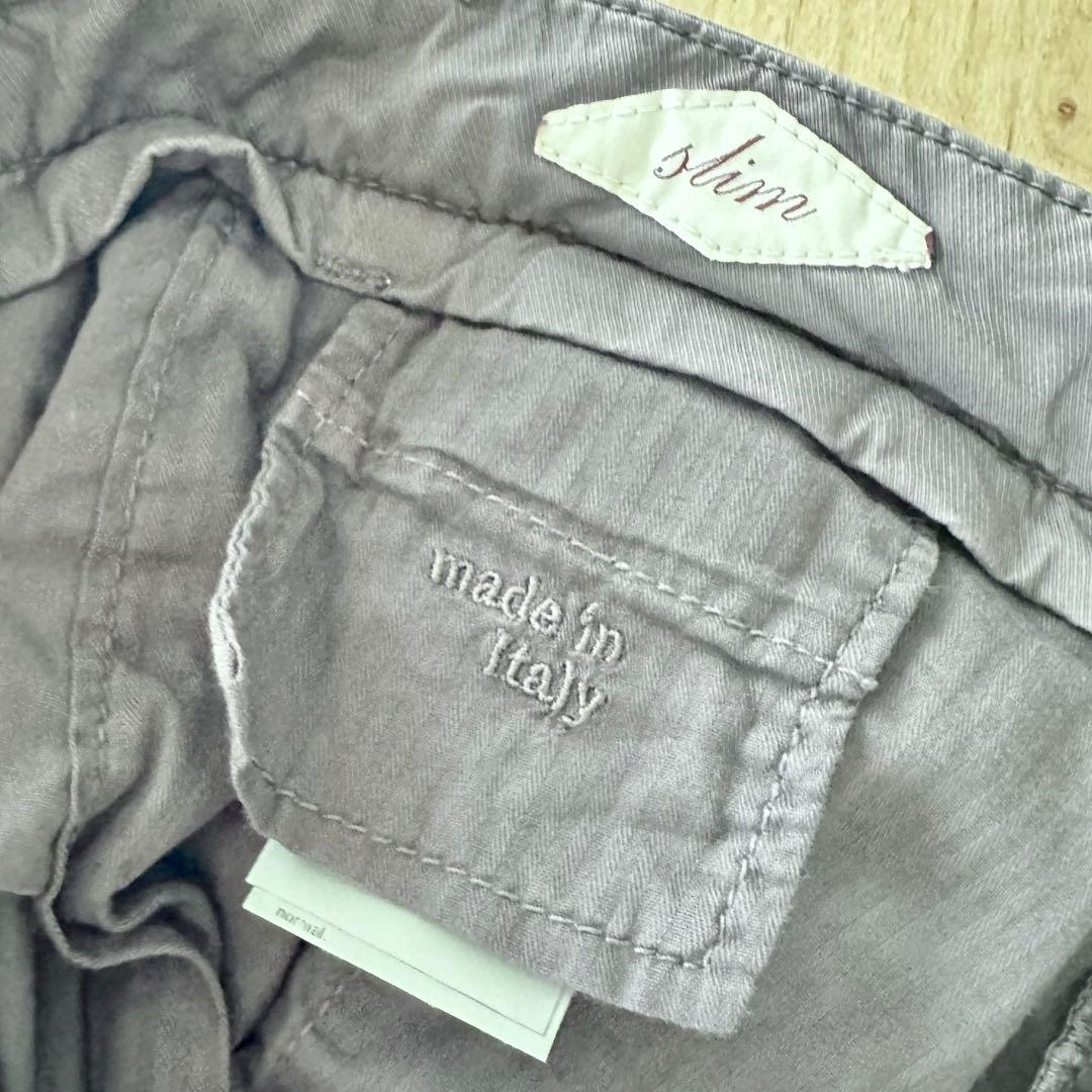 【レアサイズ】　BRIGLIA ノープリーツ チノパン (グレー /サイズ52)