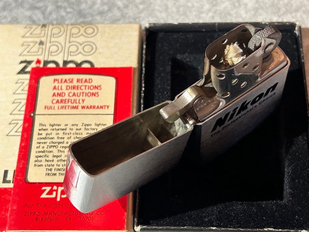ビンテージzippo 1980年 Nikon & NASA スペースシャトル