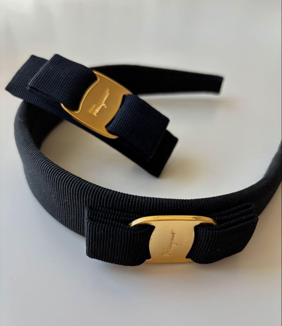 Salvatore Ferragamo バレッタ＆カチューシャ セット（美品）