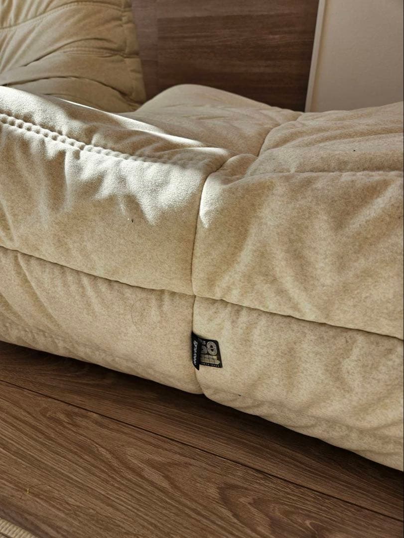 50周年限定生地 リーンロゼ トーゴ ベージュ 1人掛け1Pソファ＆パフセット