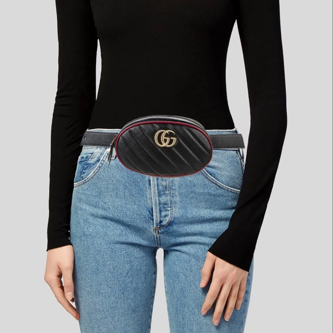 未使用品✨GUCCI GGマーモント マトラッセ ベルトバッグ ボディバッグ