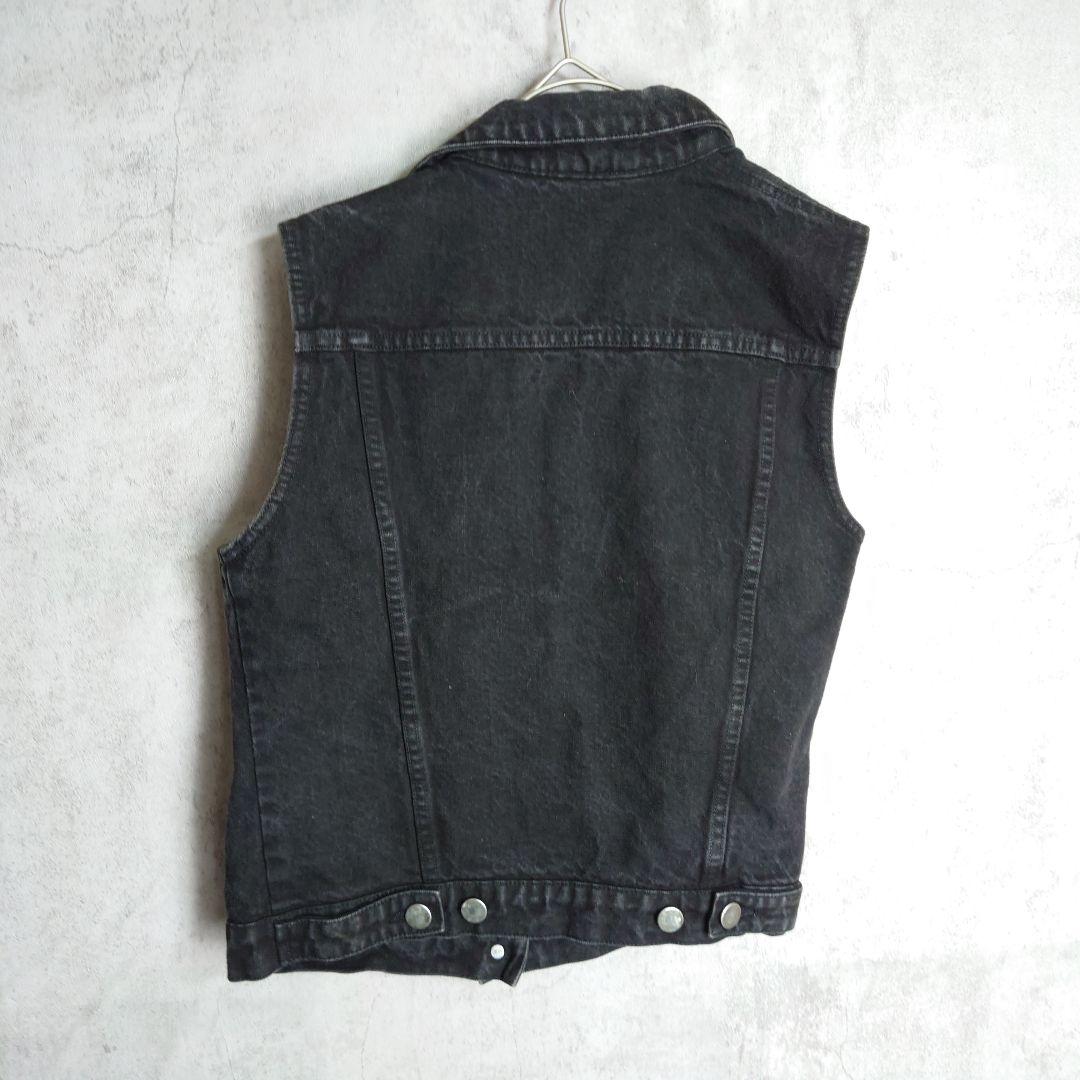 VIKTOR & ROLF アシンメトリー ブラックデニム Gジャン ベスト 黒