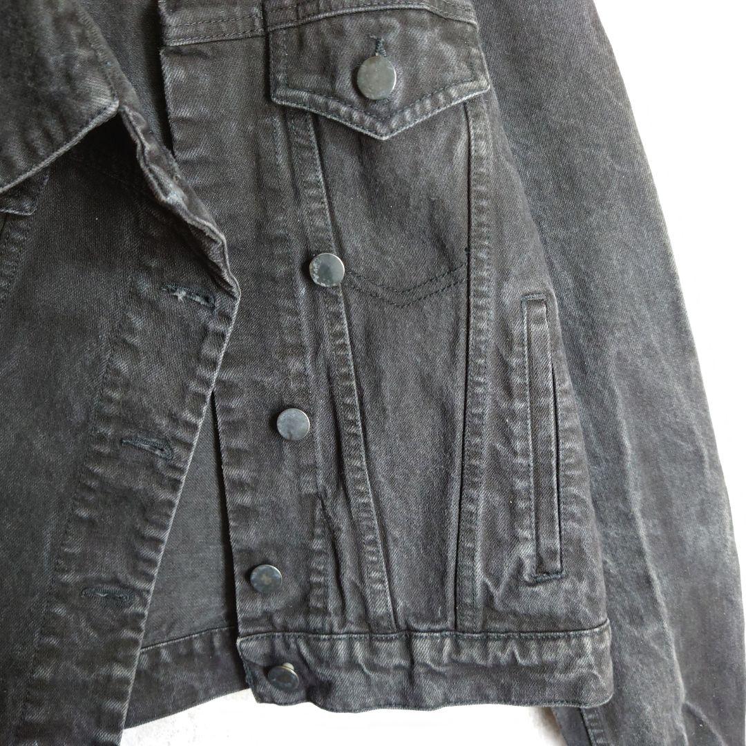 VIKTOR & ROLF アシンメトリー ブラックデニム Gジャン ベスト 黒