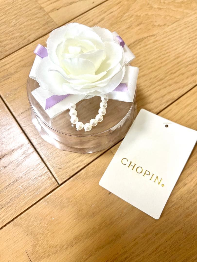 ショパン　120㎝　フォーマルワンピース　フラワージャガードアンサンブル