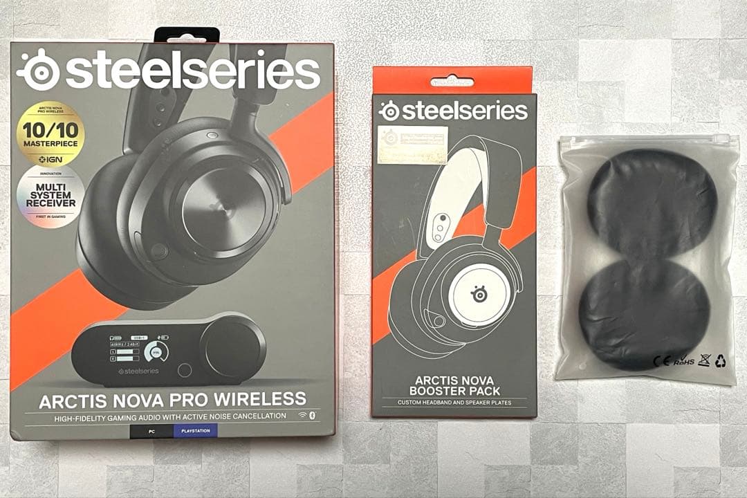 【美品】Arctis Nova Pro Wireless ワイヤレスヘッドセット