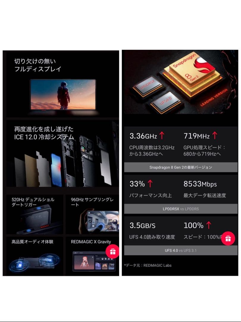 【国内版】REDMAGIC 8S Pro 16GB/512GB 6000mAh