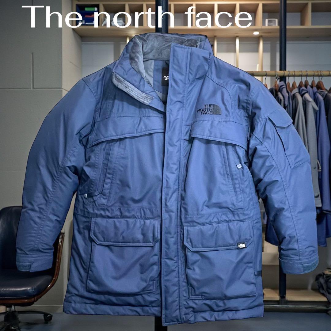 【美品】The North Face ブルー　ダウンジャケット