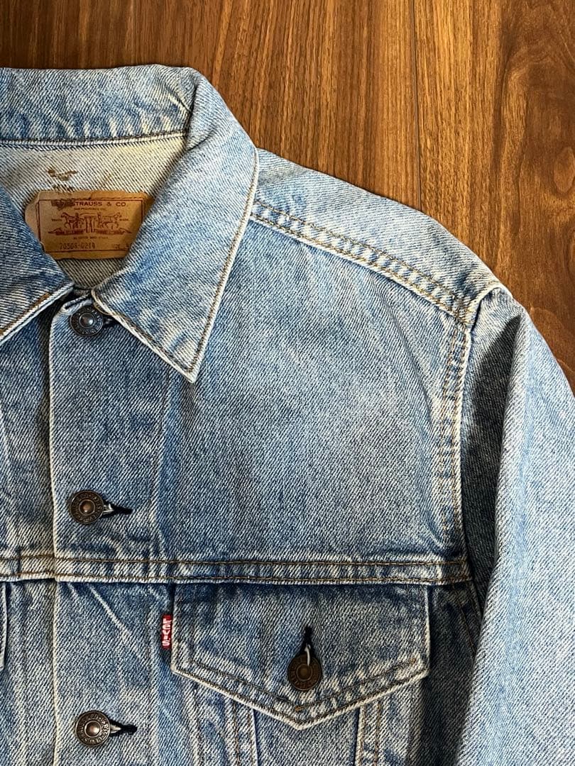 80〜90s Levi’sリーバイス 70506-0216 USA製 Gジャン