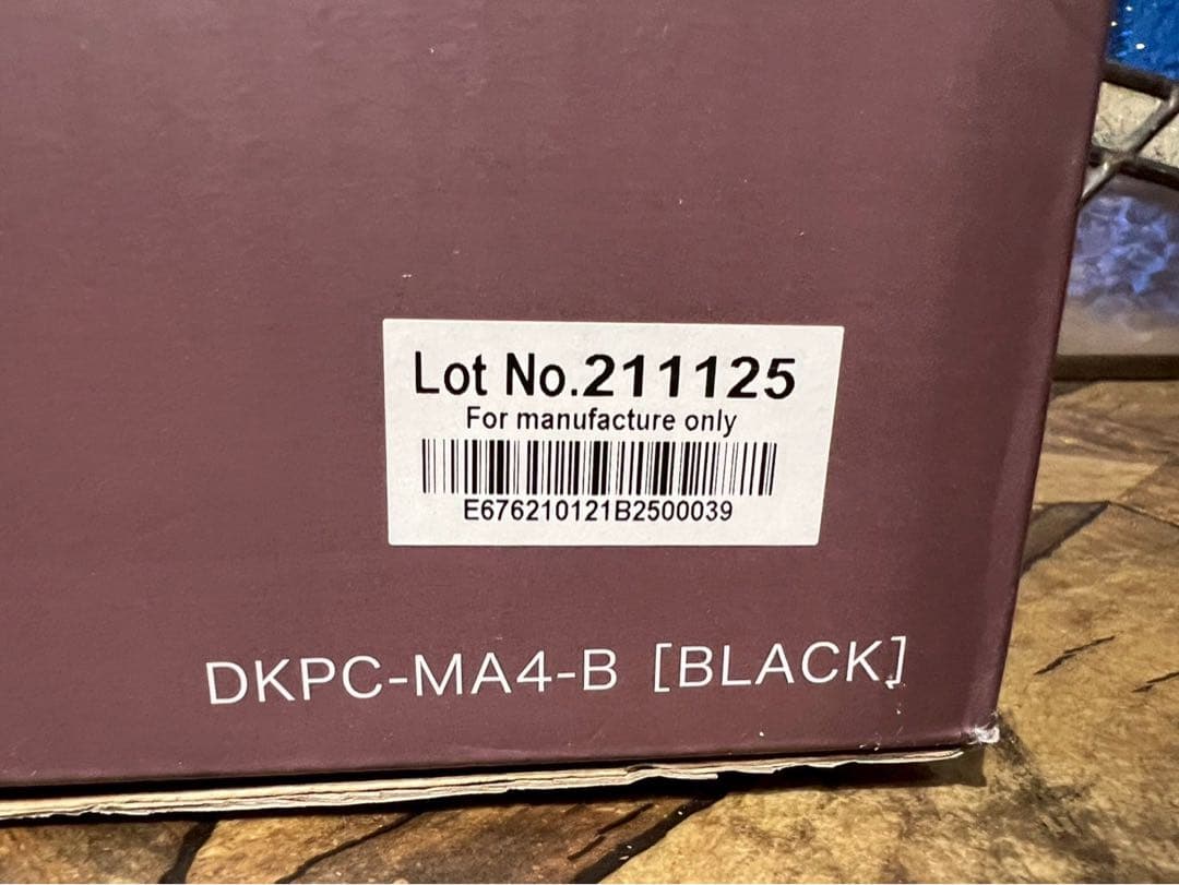 未開封 アイリスオーヤマ 電気圧力鍋 DKPC-MA4-B BLACK 4.0L