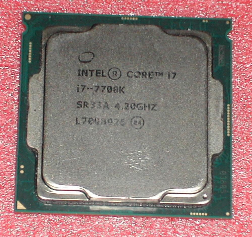 4コア8スレッド　Core i7 7700K　LGA1151