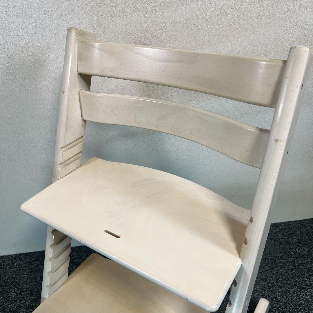 STOKKE トリップトラップ ベビーチェア ホワイトウォッシュ S/N4