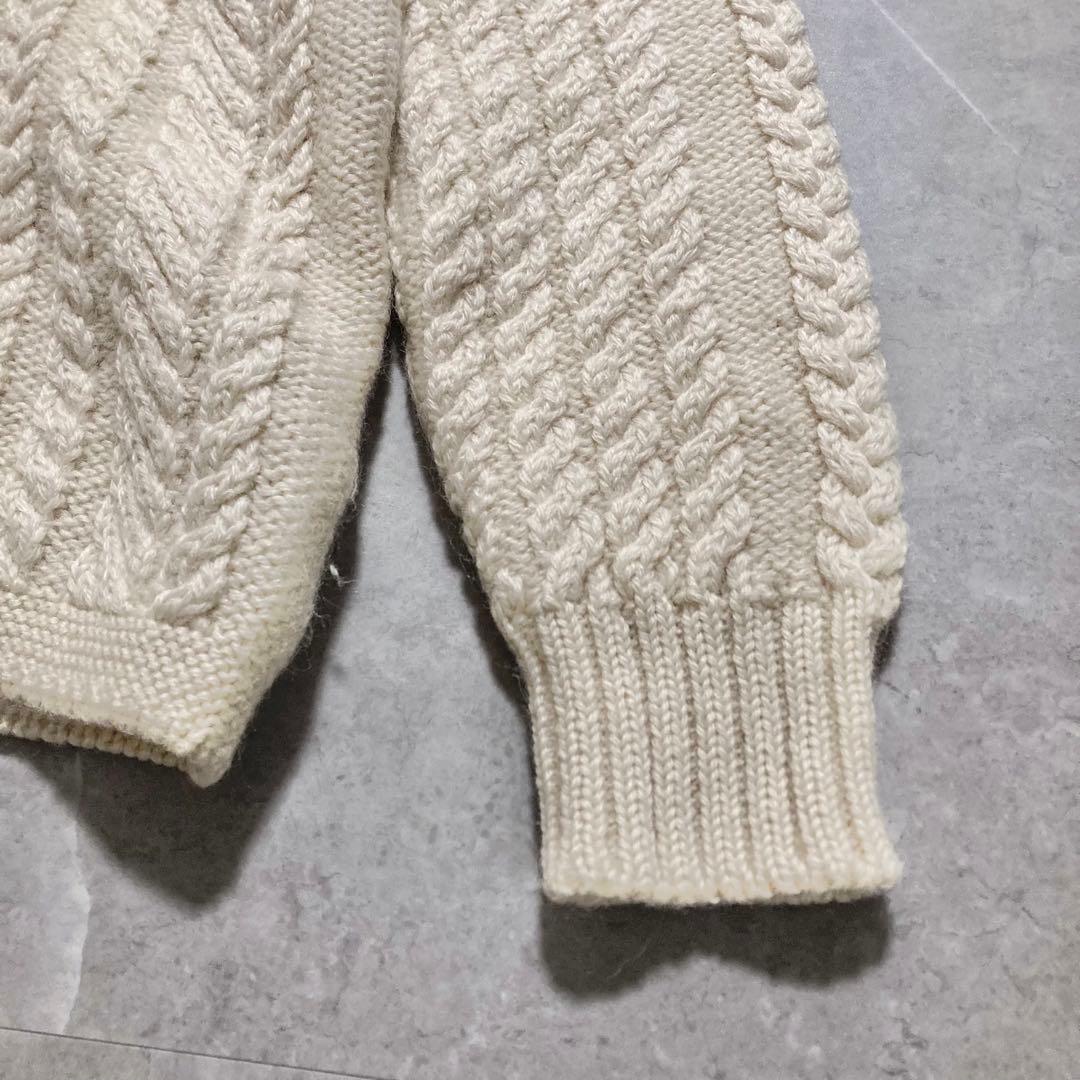 Guernsey Woollens ガンジーセーター Lサイズ タートルネック