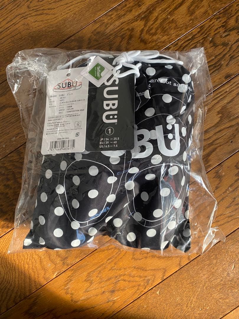 SUBU ドット柄サンダル JP 24 / 25.5 cm