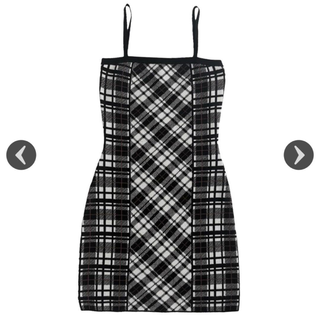 michellMacaron ミシェルマカロン ハートカットニットワンピース