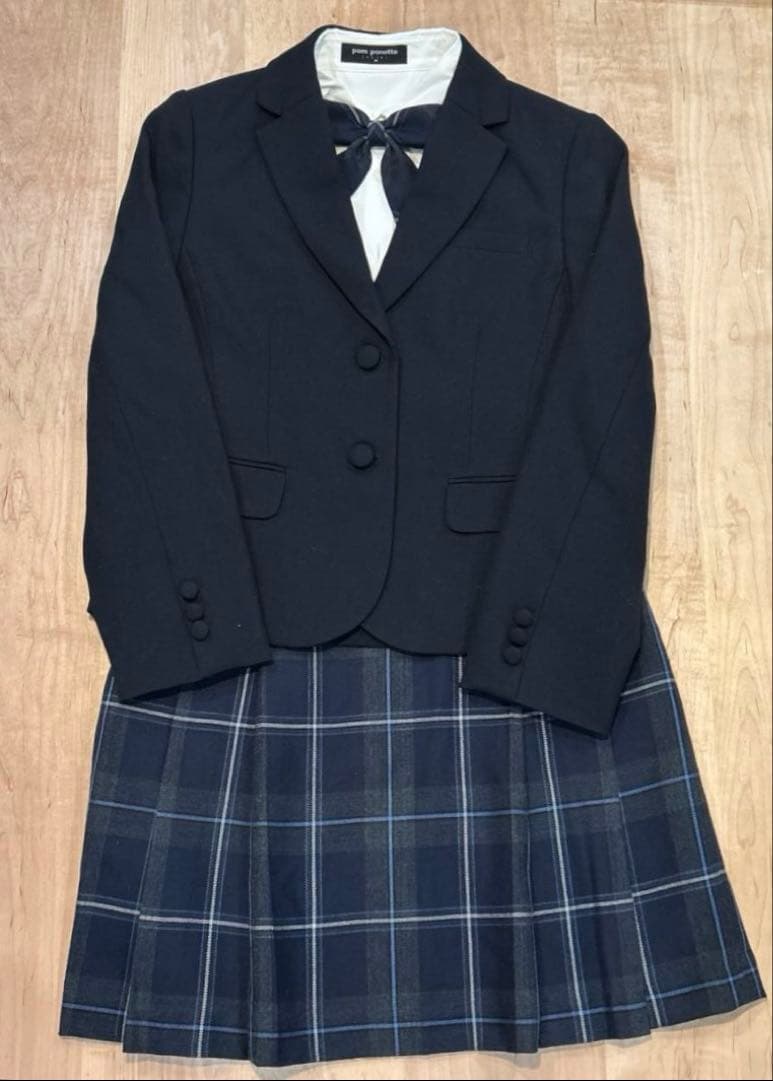 pom ponette junior フォーマル4点 中学受験　卒服150cm