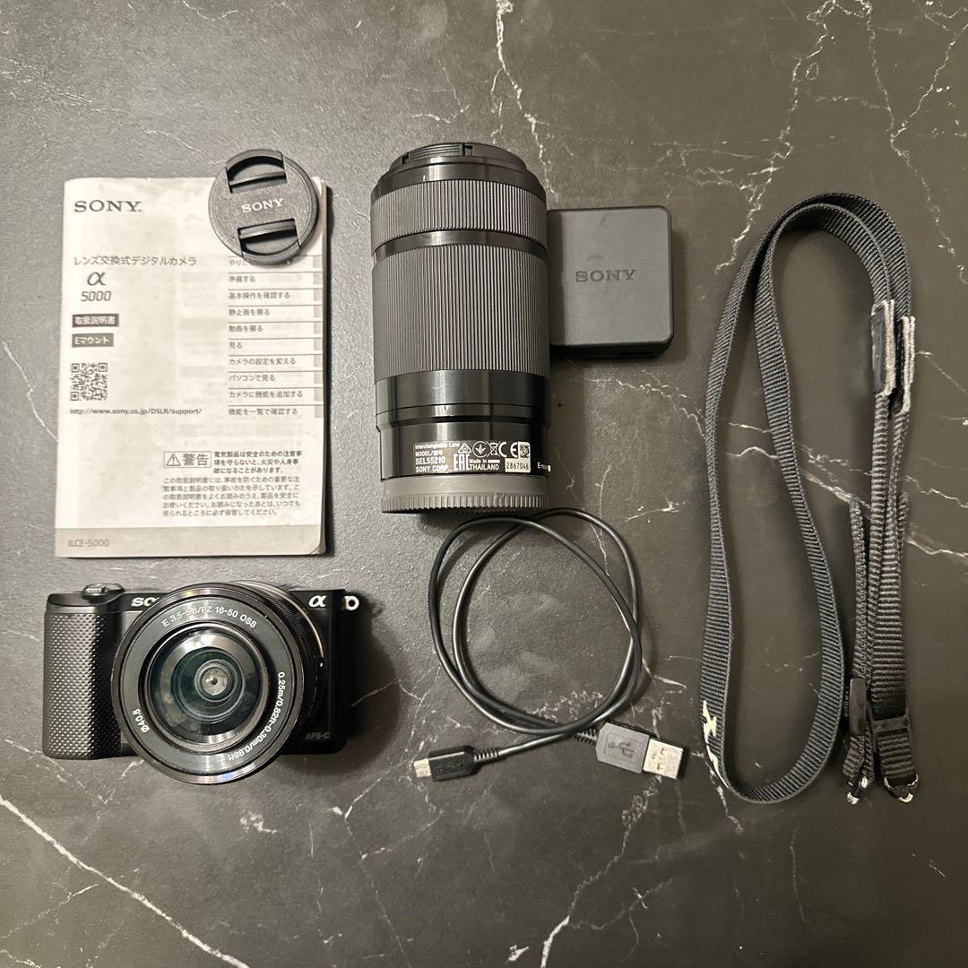 SONY α5000 デジタル一眼カメラ SONY SEL55210 レンズ