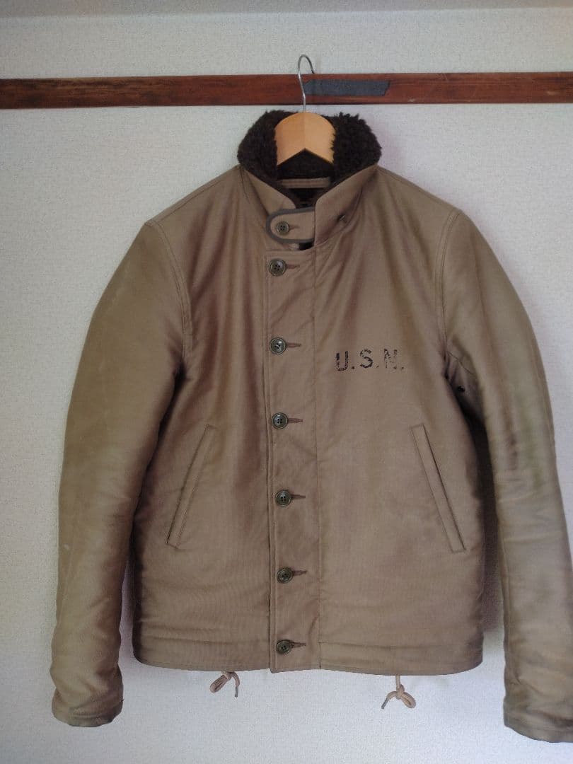 MARKAWARE N1デッキジャケット　カーキ　サイズ1